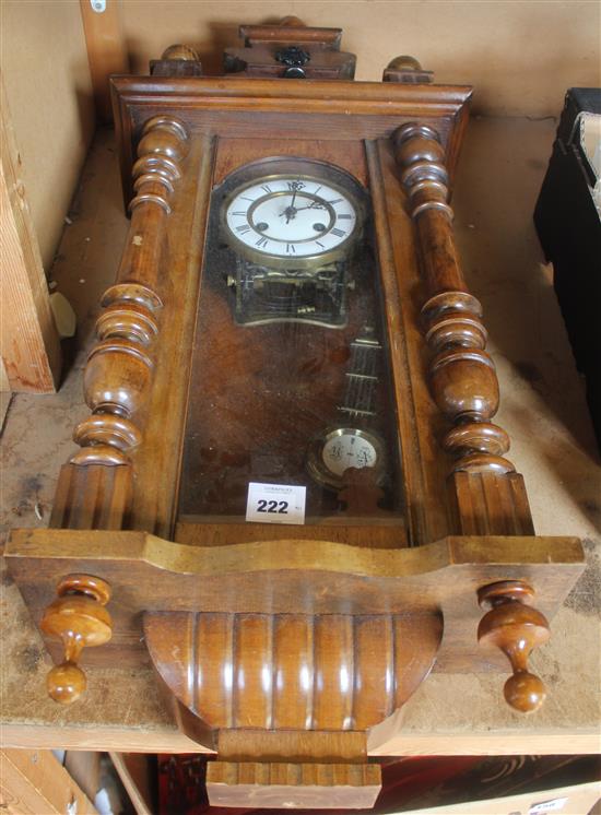 Vienna 8 day wall clock